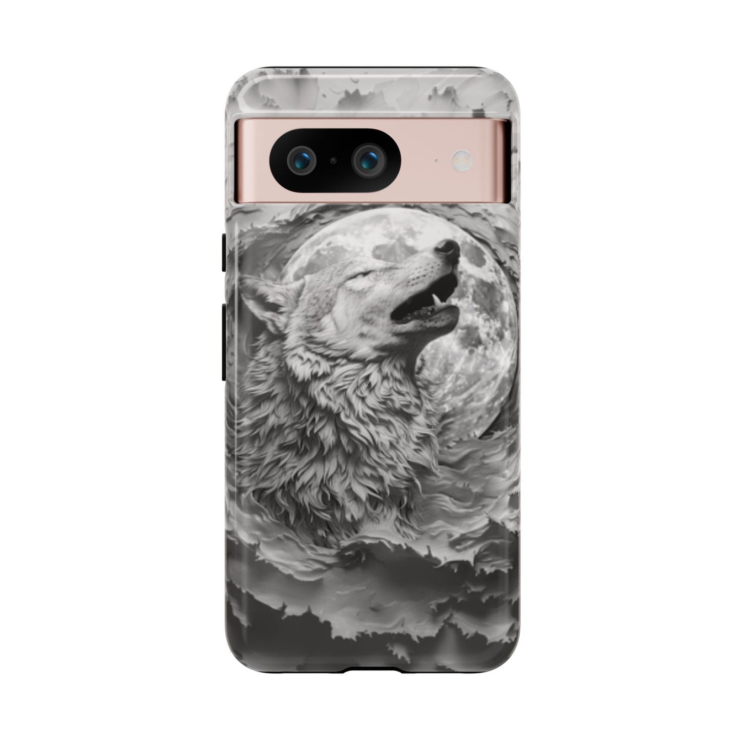 Howling Wolf Tough Cell Phone Case - Ruppy's Creations