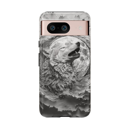 Howling Wolf Tough Cell Phone Case - Ruppy's Creations