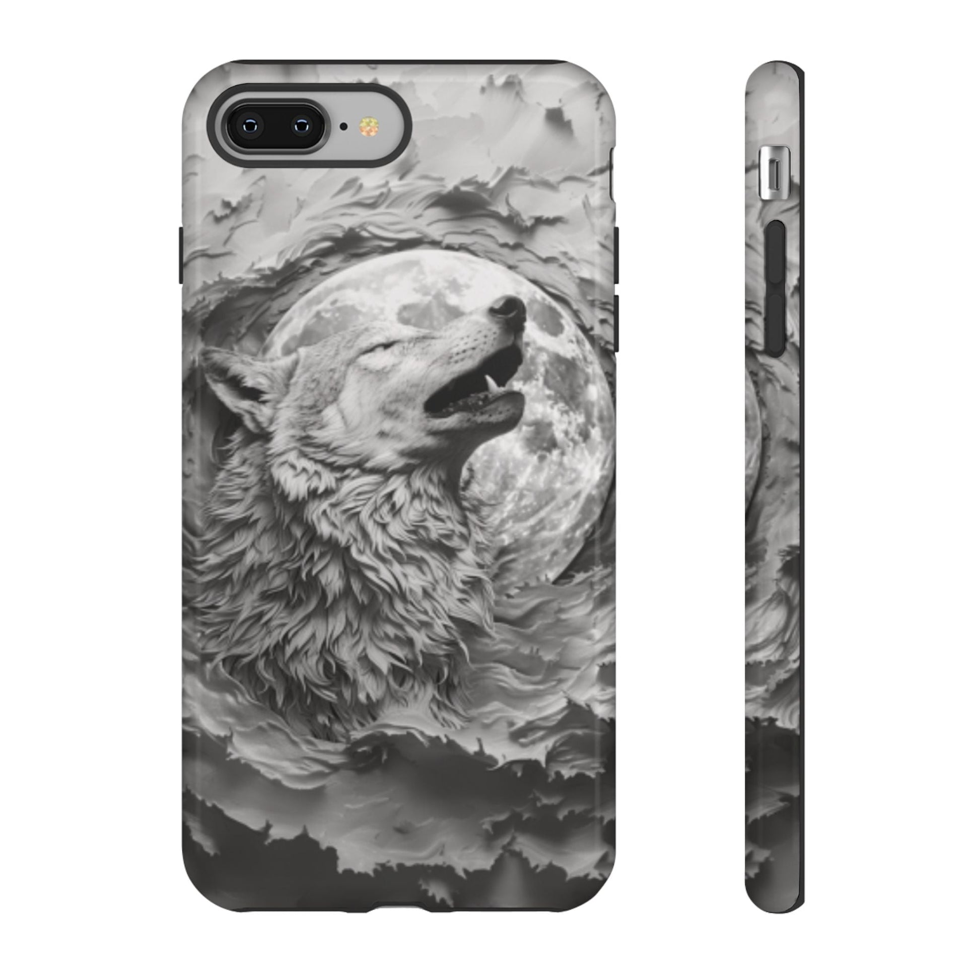 Howling Wolf Tough Cell Phone Case - Ruppy's Creations