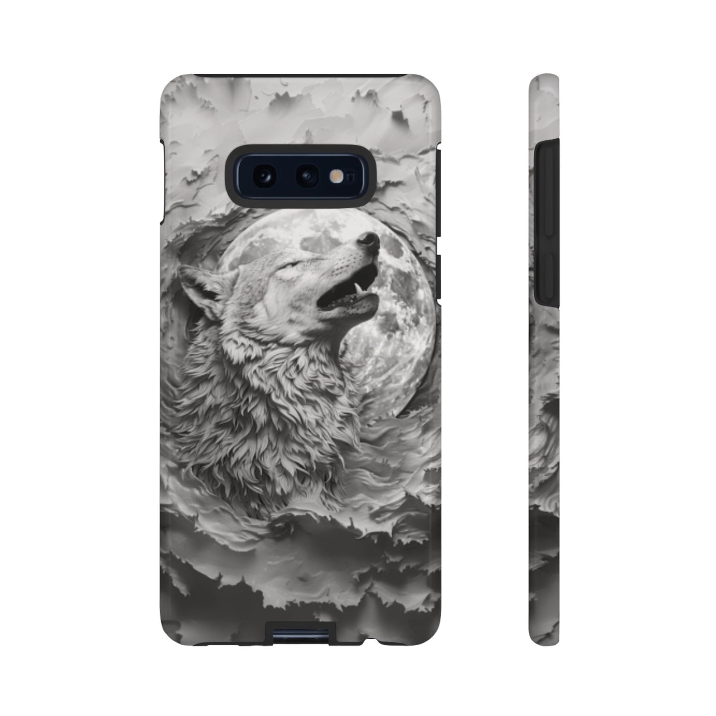 Howling Wolf Tough Cell Phone Case - Ruppy's Creations