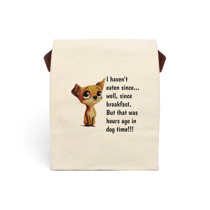 Hungry Pup Canvas Lunch Bag - Ruppy's Creations