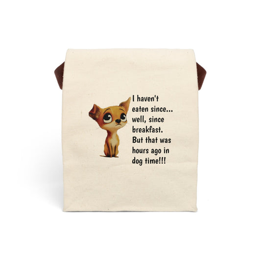 Hungry Pup Canvas Lunch Bag - Ruppy's Creations