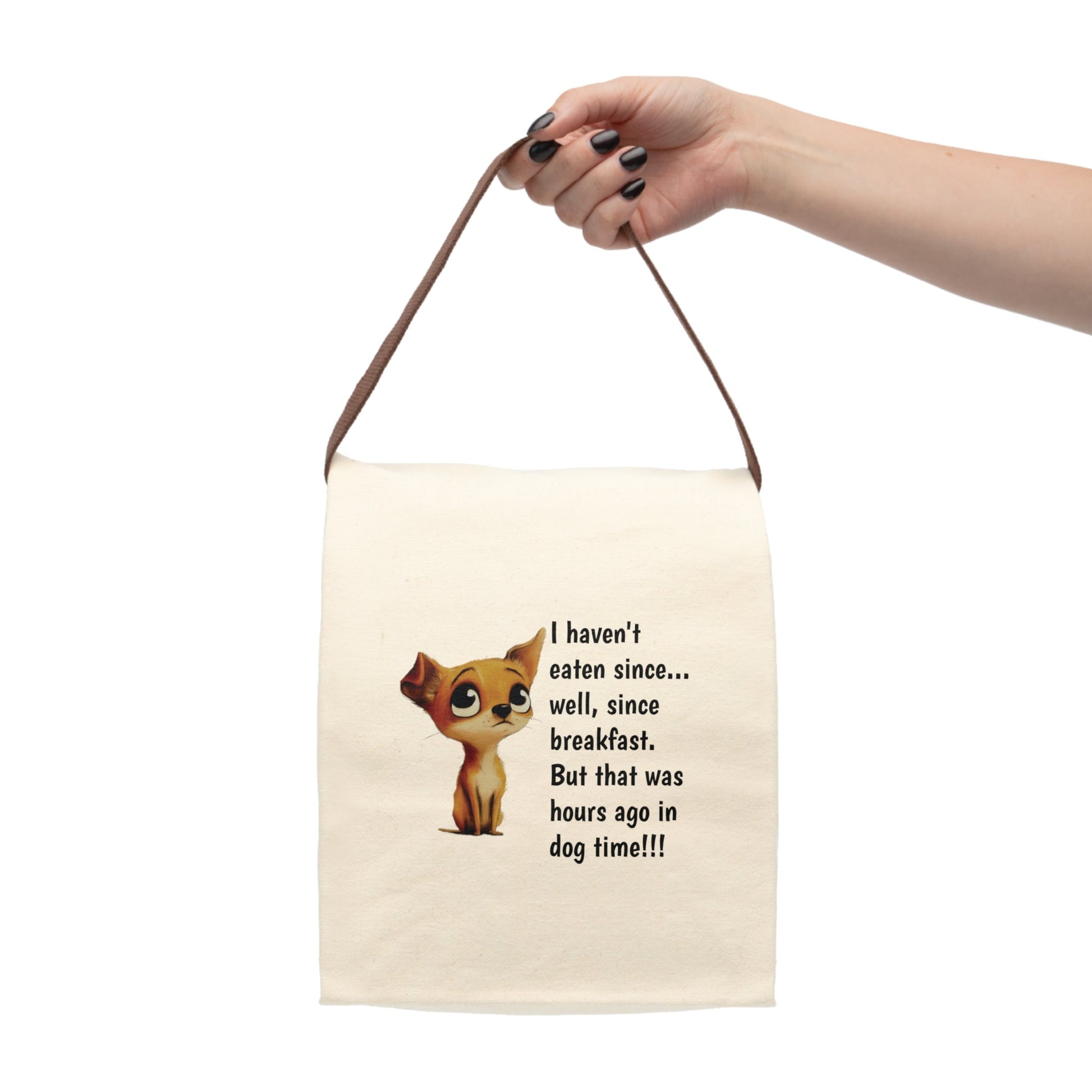 Hungry Pup Canvas Lunch Bag - Ruppy's Creations