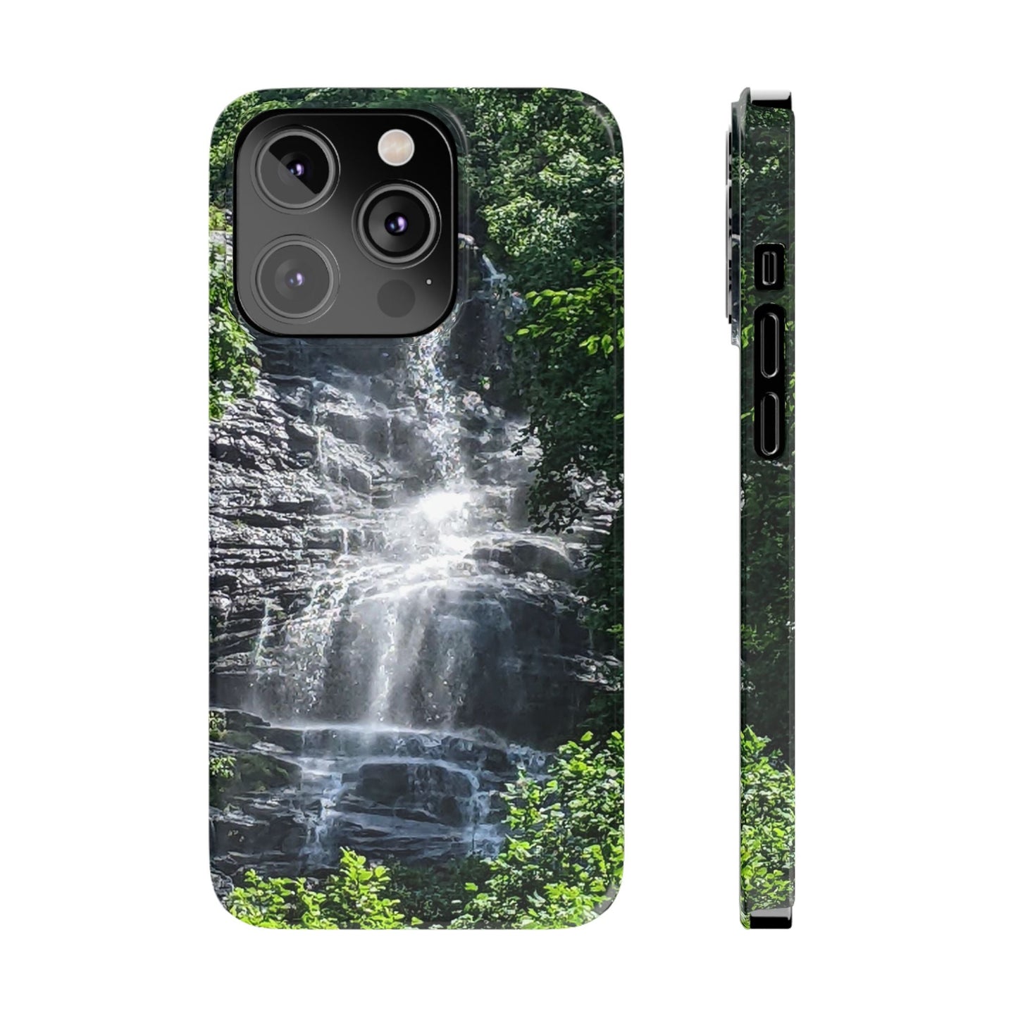 I Phone Waterfall Print Slim Phone Case - Ruppy's Creations