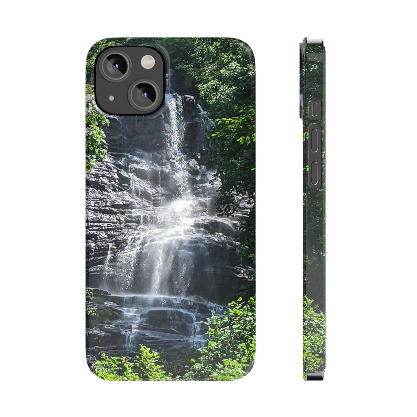 I Phone Waterfall Print Slim Phone Case - Ruppy's Creations