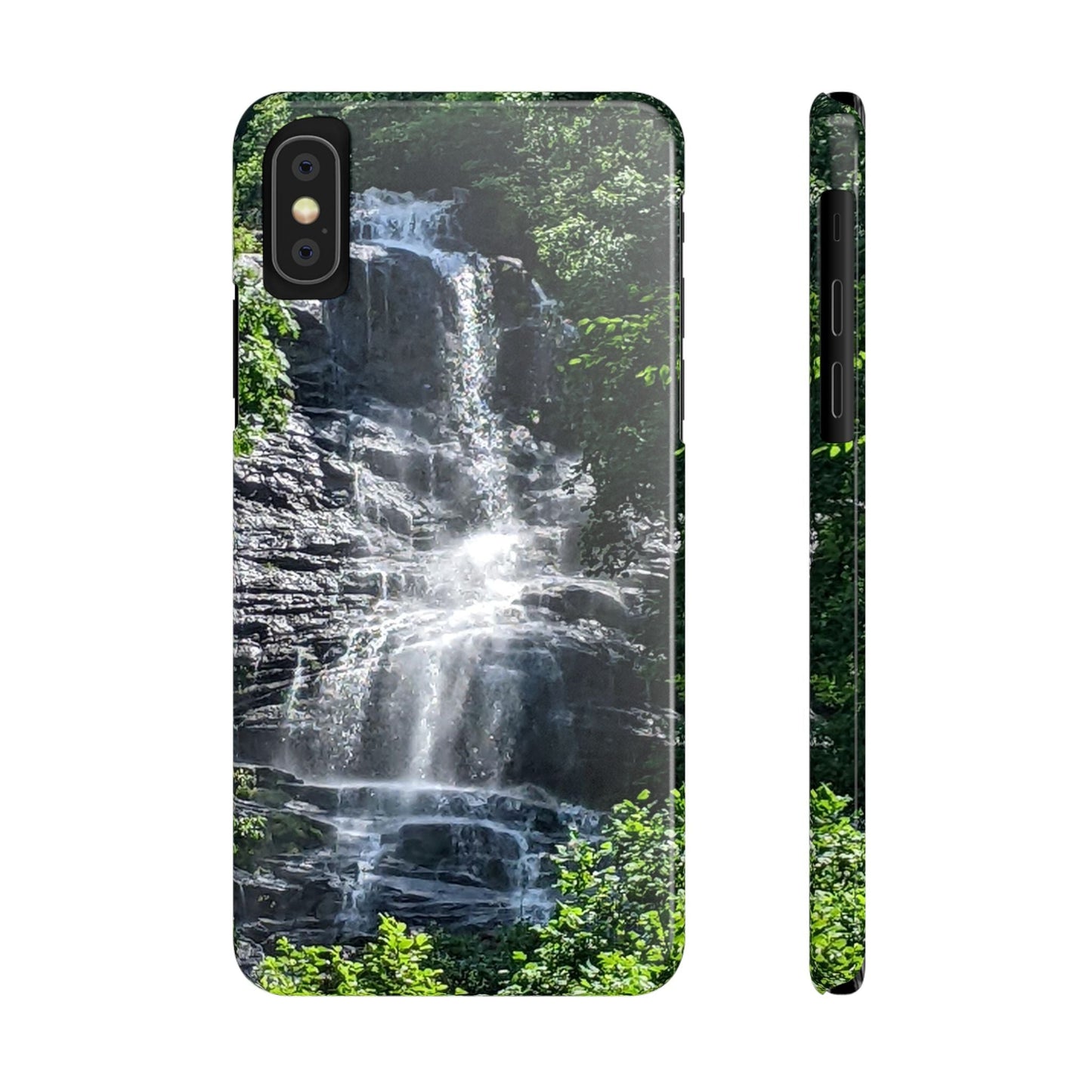 I Phone Waterfall Print Slim Phone Case - Ruppy's Creations