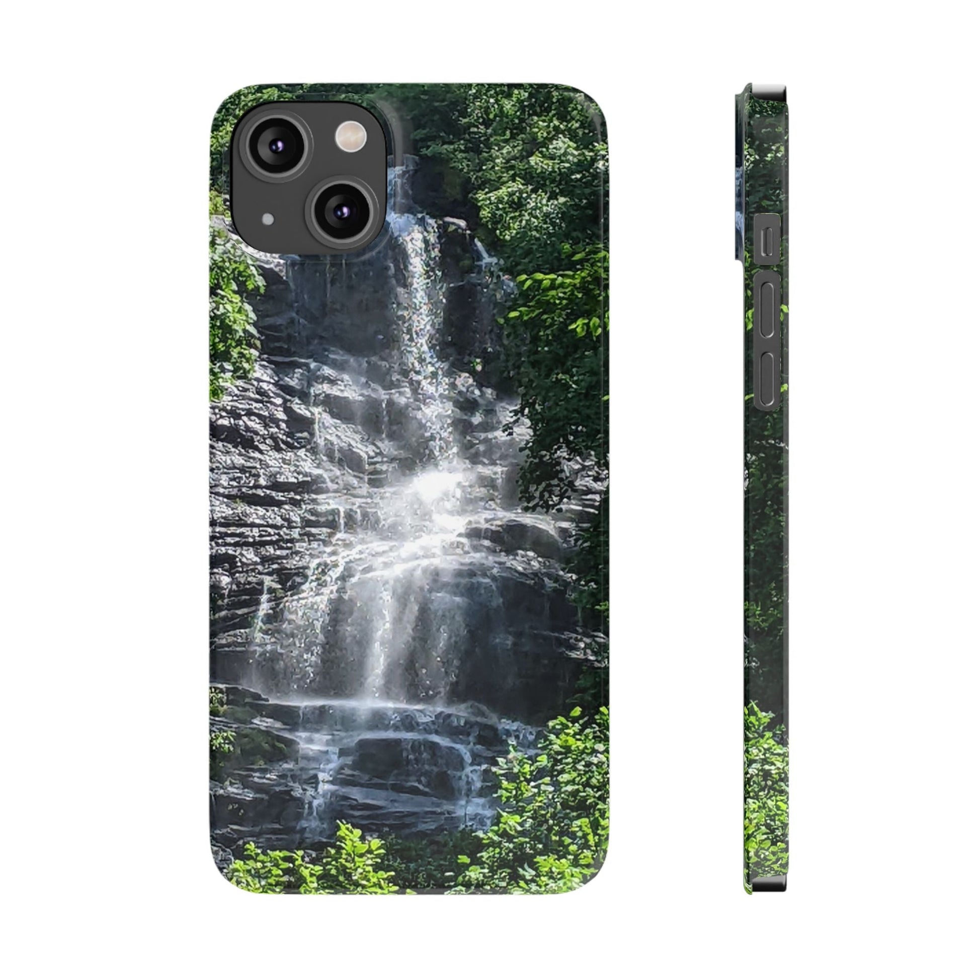 I Phone Waterfall Print Slim Phone Case - Ruppy's Creations