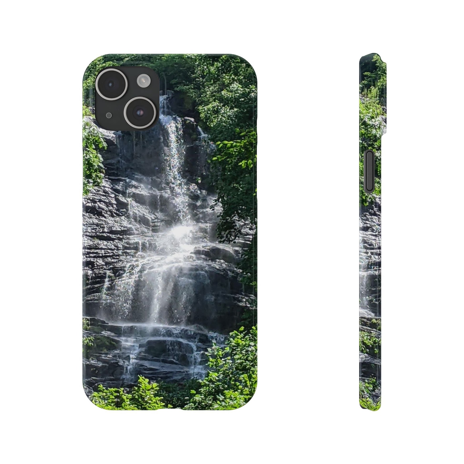 I Phone Waterfall Print Slim Phone Case - Ruppy's Creations