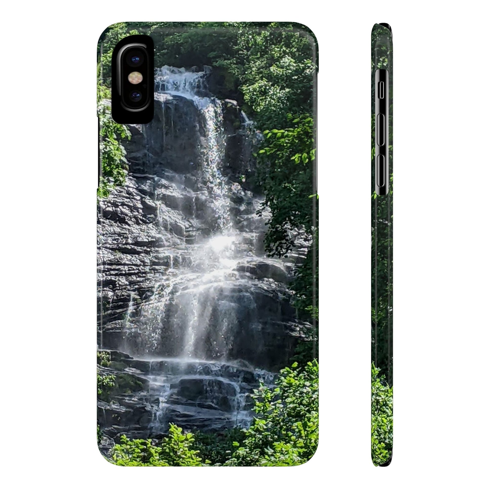 I Phone Waterfall Print Slim Phone Case - Ruppy's Creations