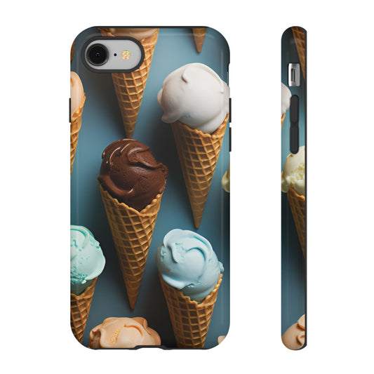 Ice Cream Please Tough Cell Phone Case - Ruppy's Creations