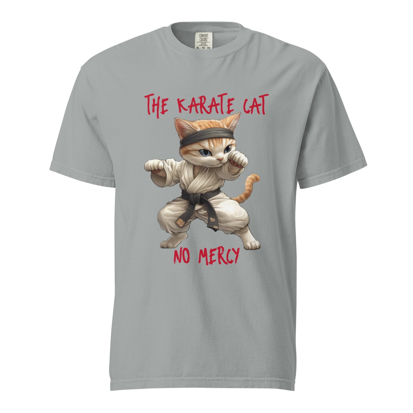 Karate Cat Unisex Heavyweight t-shirt - Ruppy's Creations