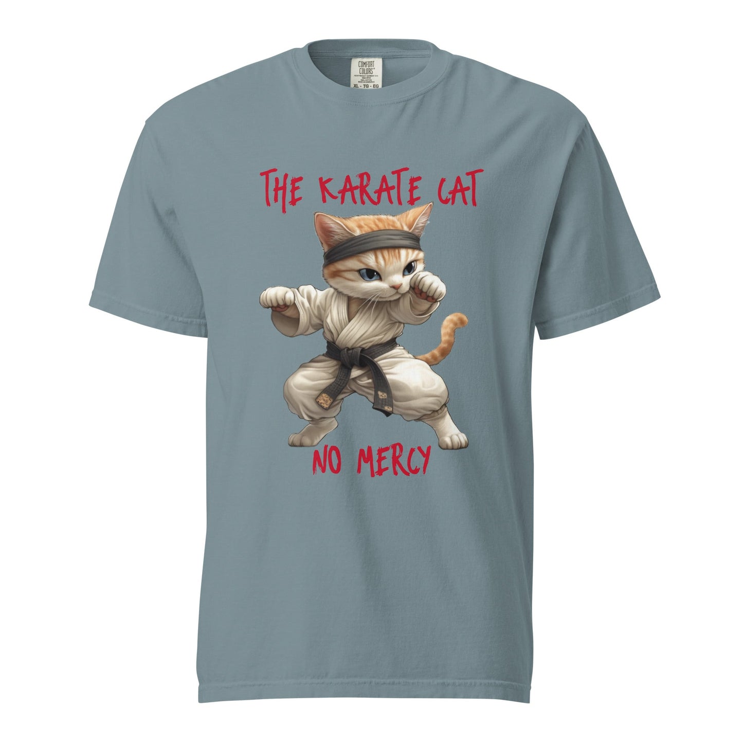 Karate Cat Unisex Heavyweight t-shirt - Ruppy's Creations