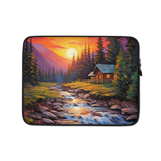 Live the Mountain Life Laptop Sleeve 13 &15"