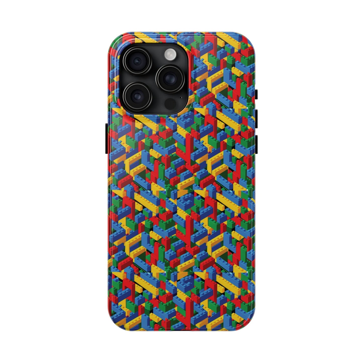 Lego Type Design I Phone Tough Phone Case - Ruppy's Creations