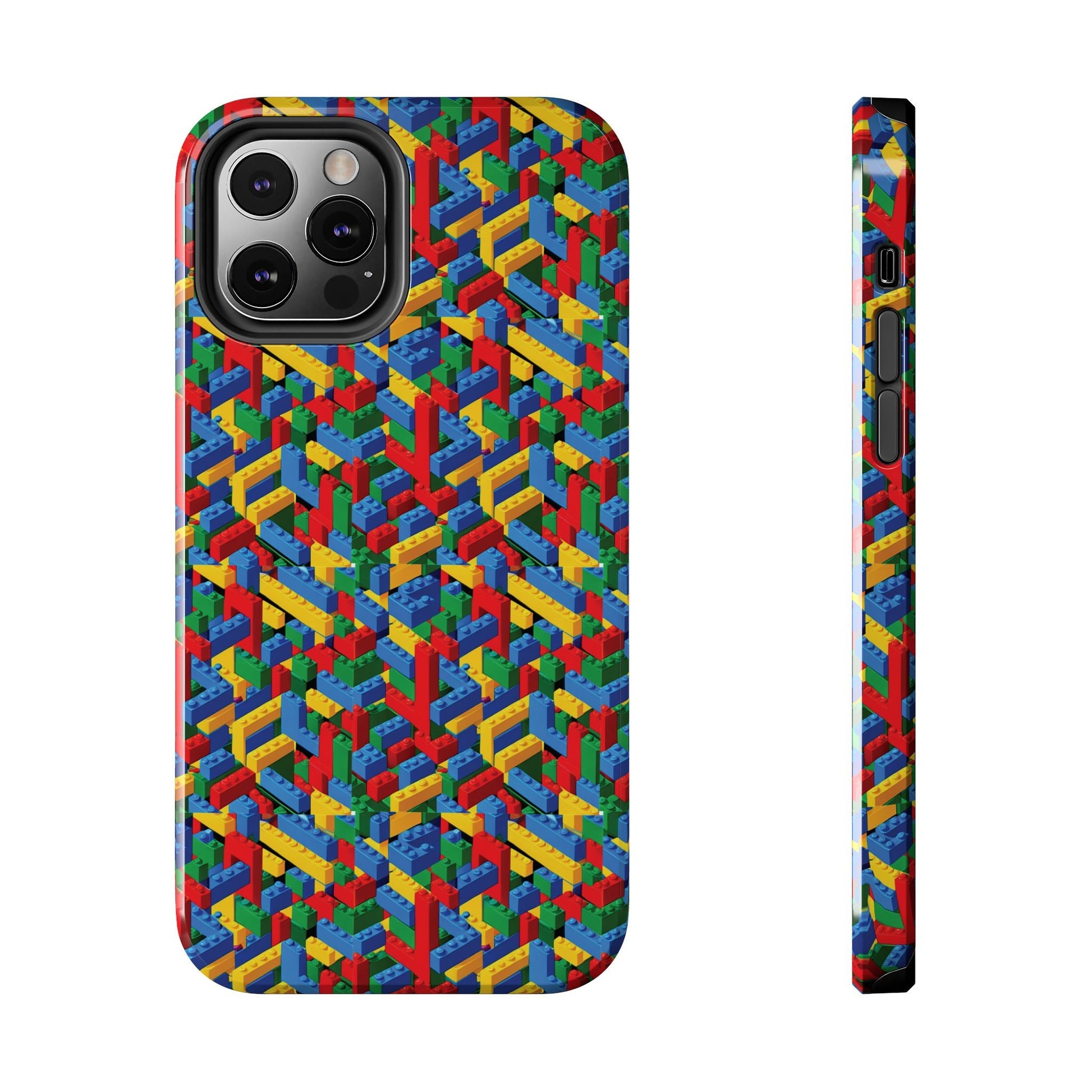 Lego Type Design I Phone Tough Phone Case - Ruppy's Creations