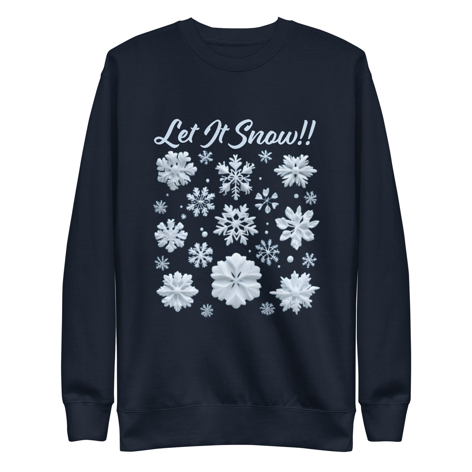 Let It Snow! Women's Premium Sweatshirt - Ruppy's Creations