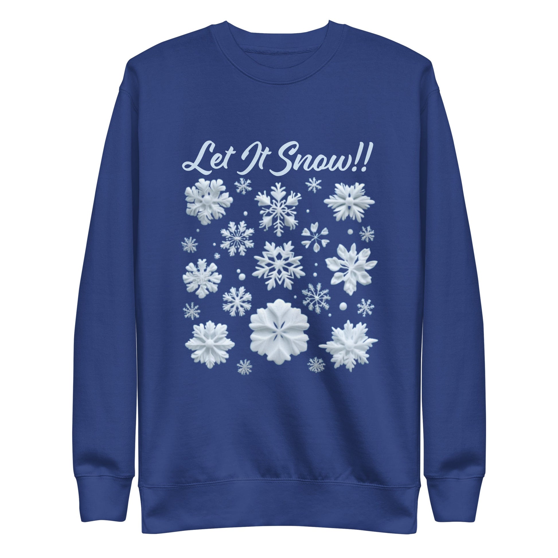 Let It Snow! Women's Premium Sweatshirt - Ruppy's Creations