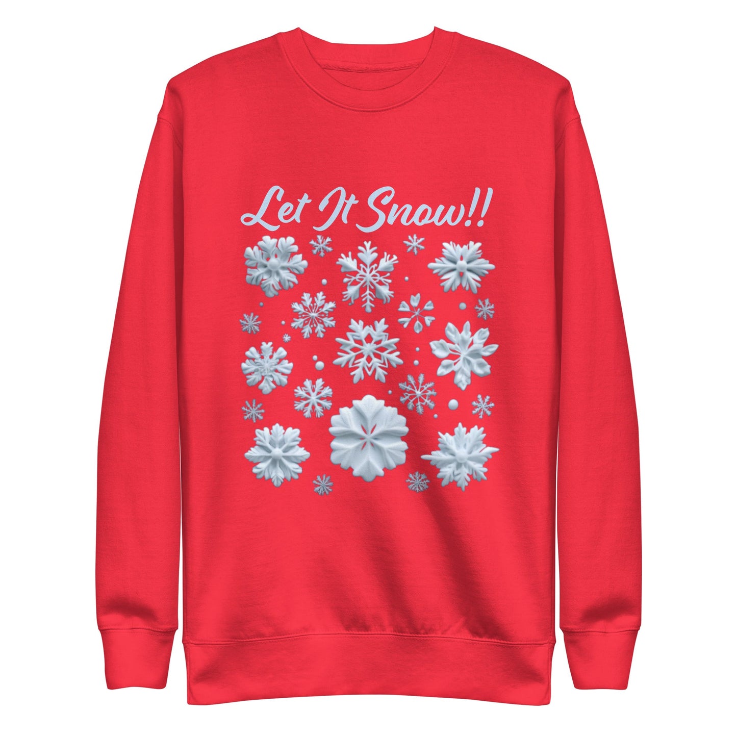 Let It Snow! Women's Premium Sweatshirt - Ruppy's Creations