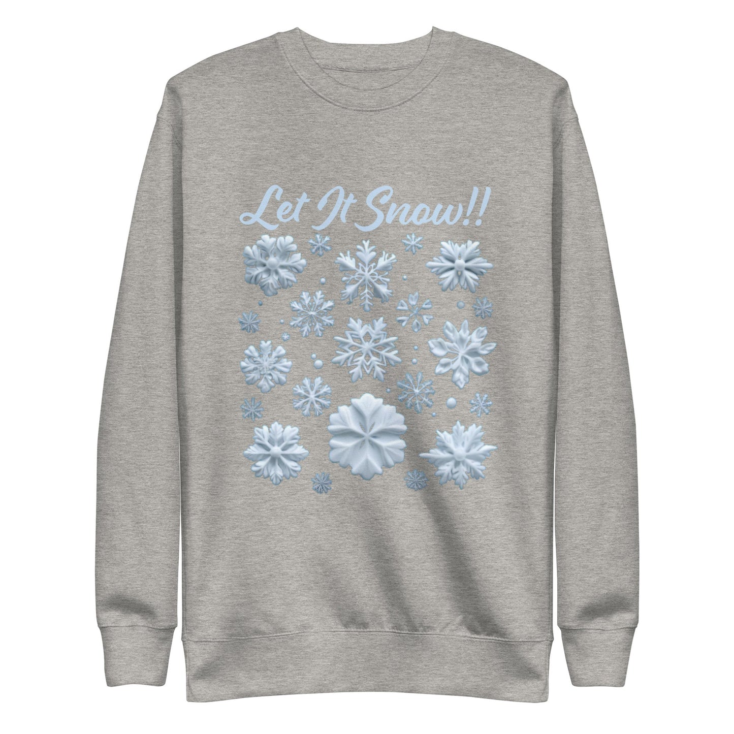 Let It Snow! Women's Premium Sweatshirt - Ruppy's Creations