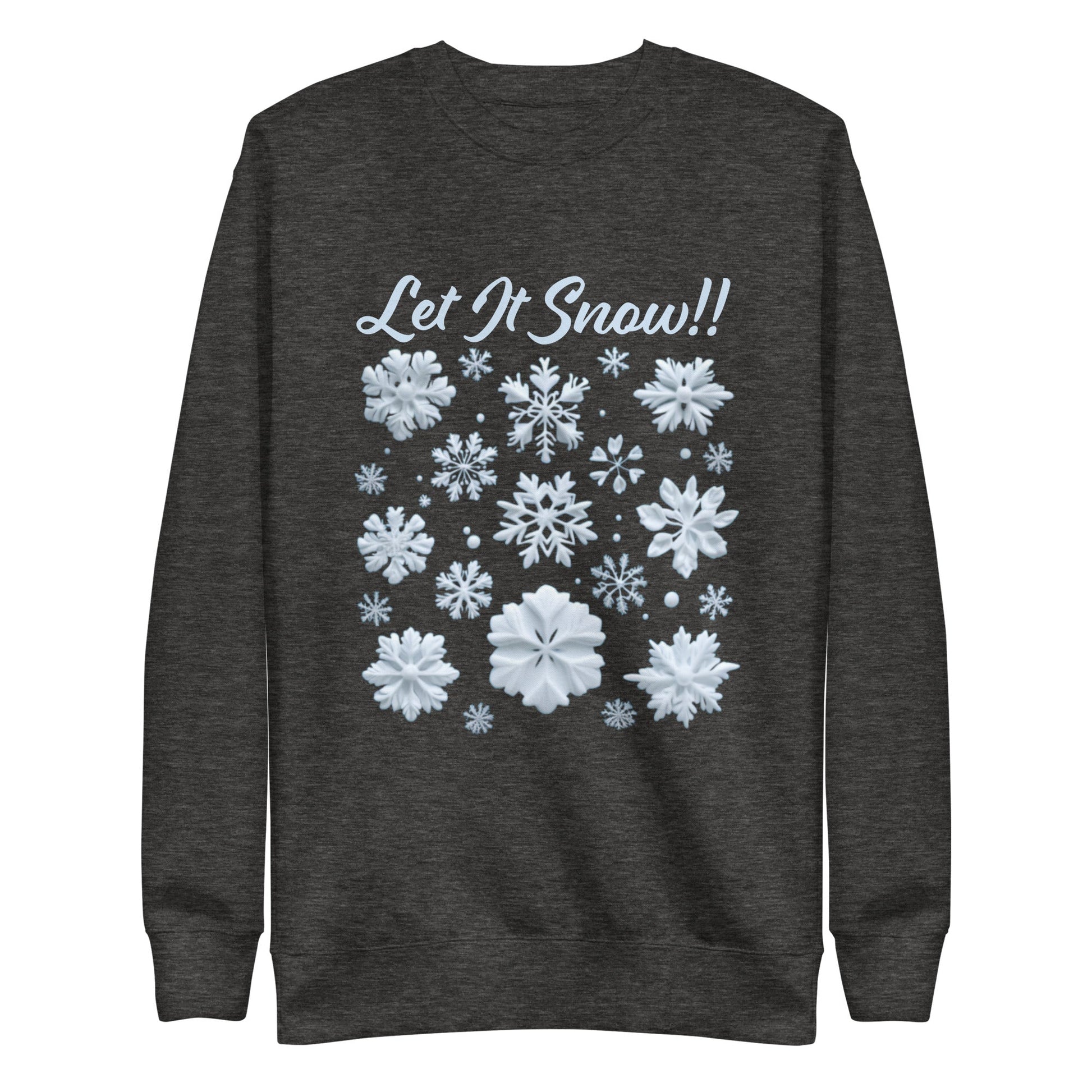 Let It Snow! Women's Premium Sweatshirt - Ruppy's Creations