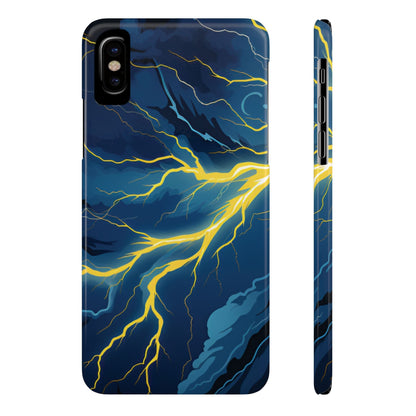 Lightning Strikes Slim iPhone Case - Ruppy's Creations