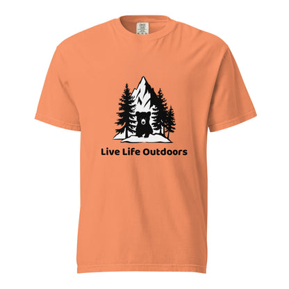 Live Life Outdoors Unisex Heavyweight Tee - Ruppy's Creations