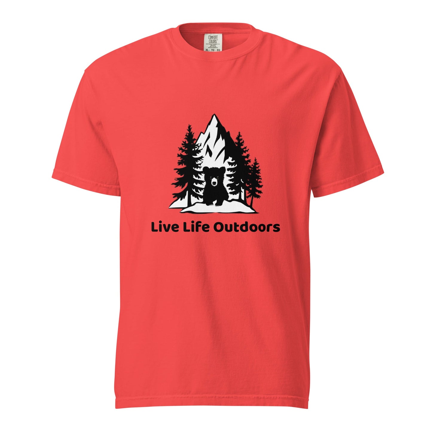 Live Life Outdoors Unisex Heavyweight Tee - Ruppy's Creations