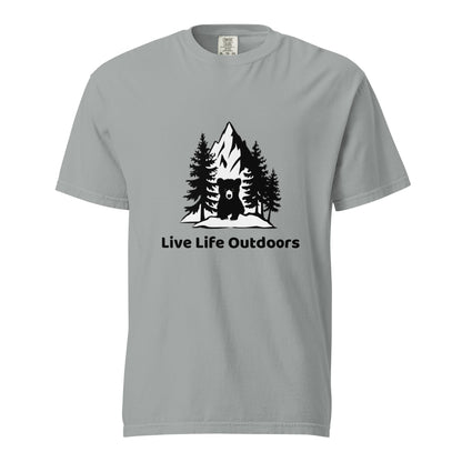 Live Life Outdoors Unisex Heavyweight Tee - Ruppy's Creations