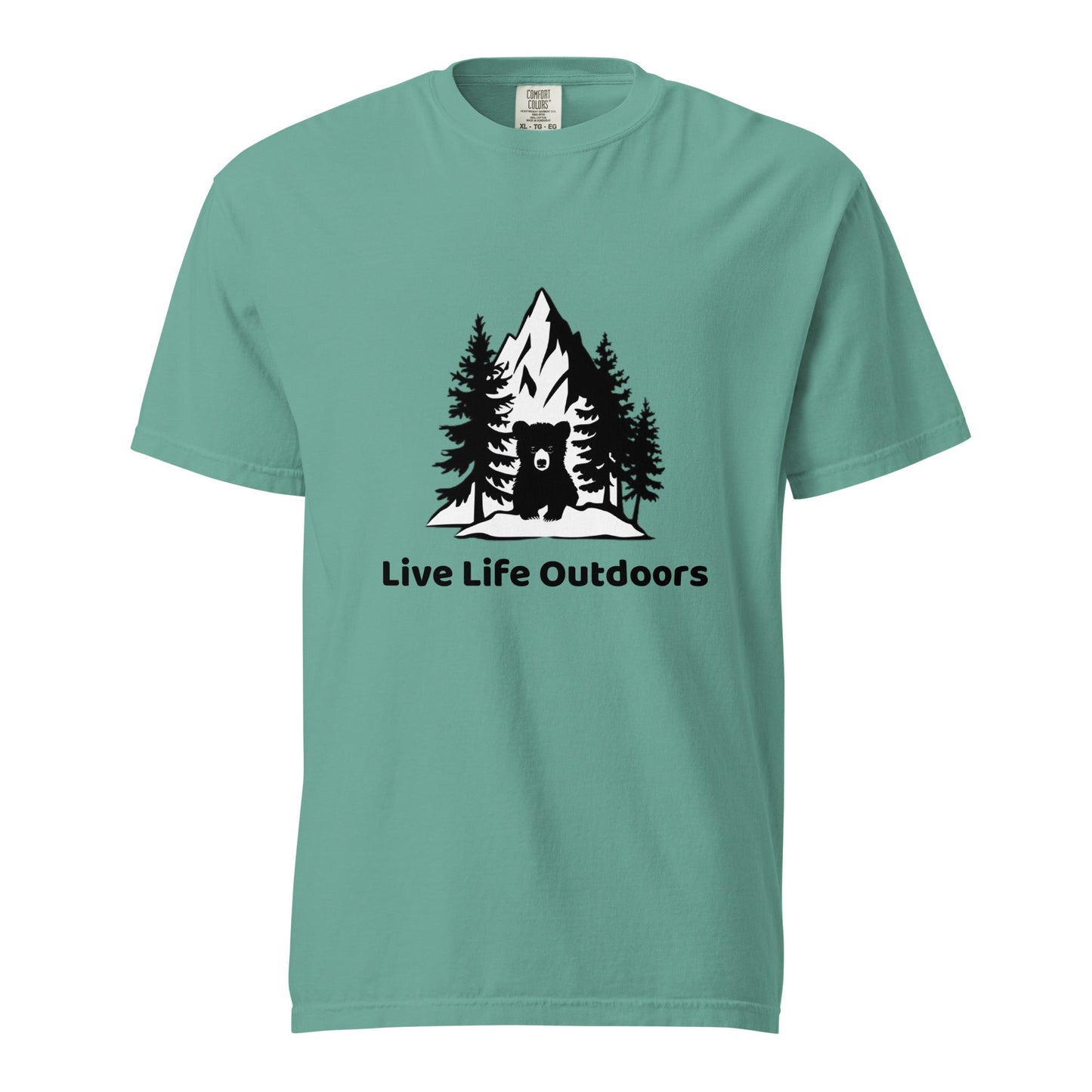 Live Life Outdoors Unisex Heavyweight Tee - Ruppy's Creations