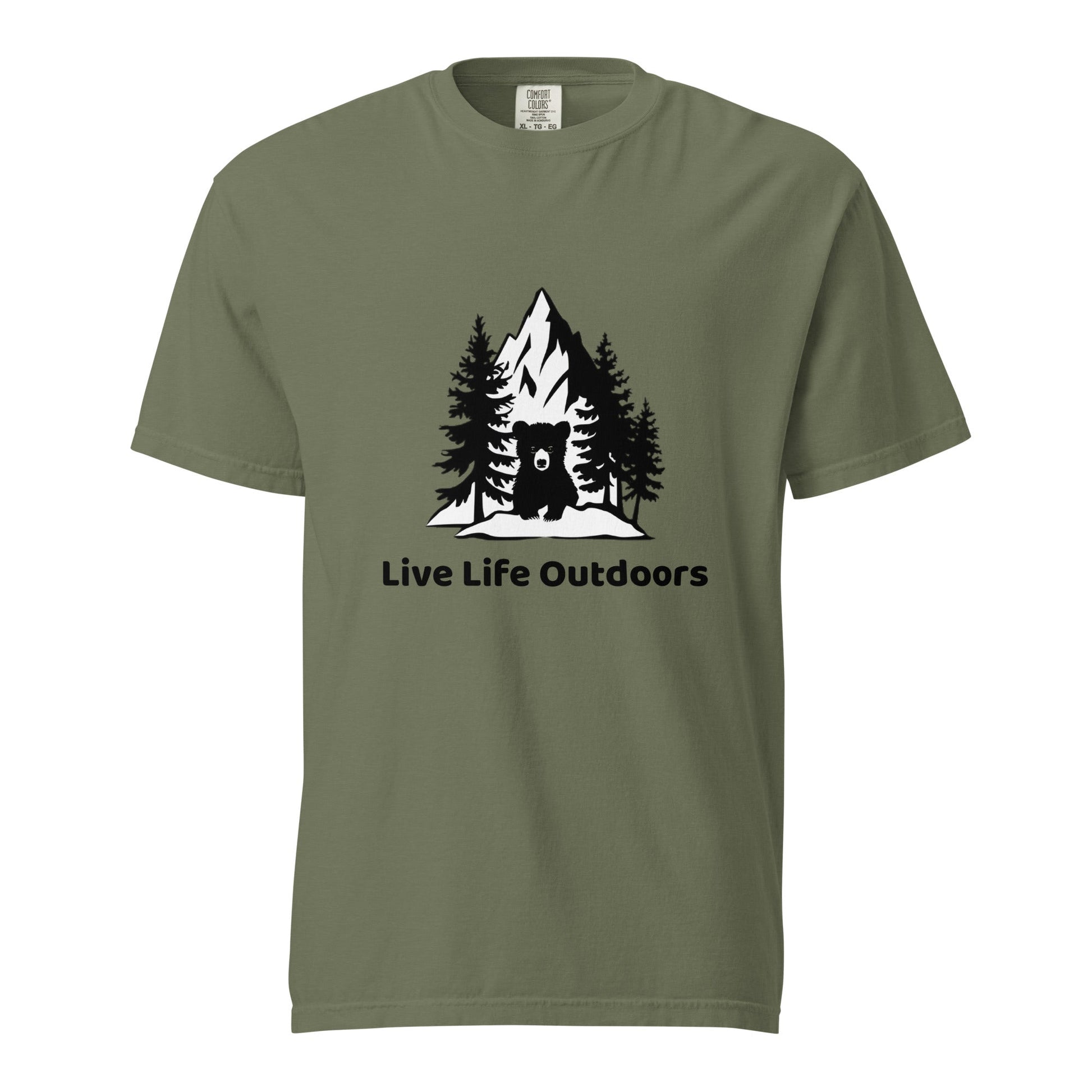 Live Life Outdoors Unisex Heavyweight Tee - Ruppy's Creations