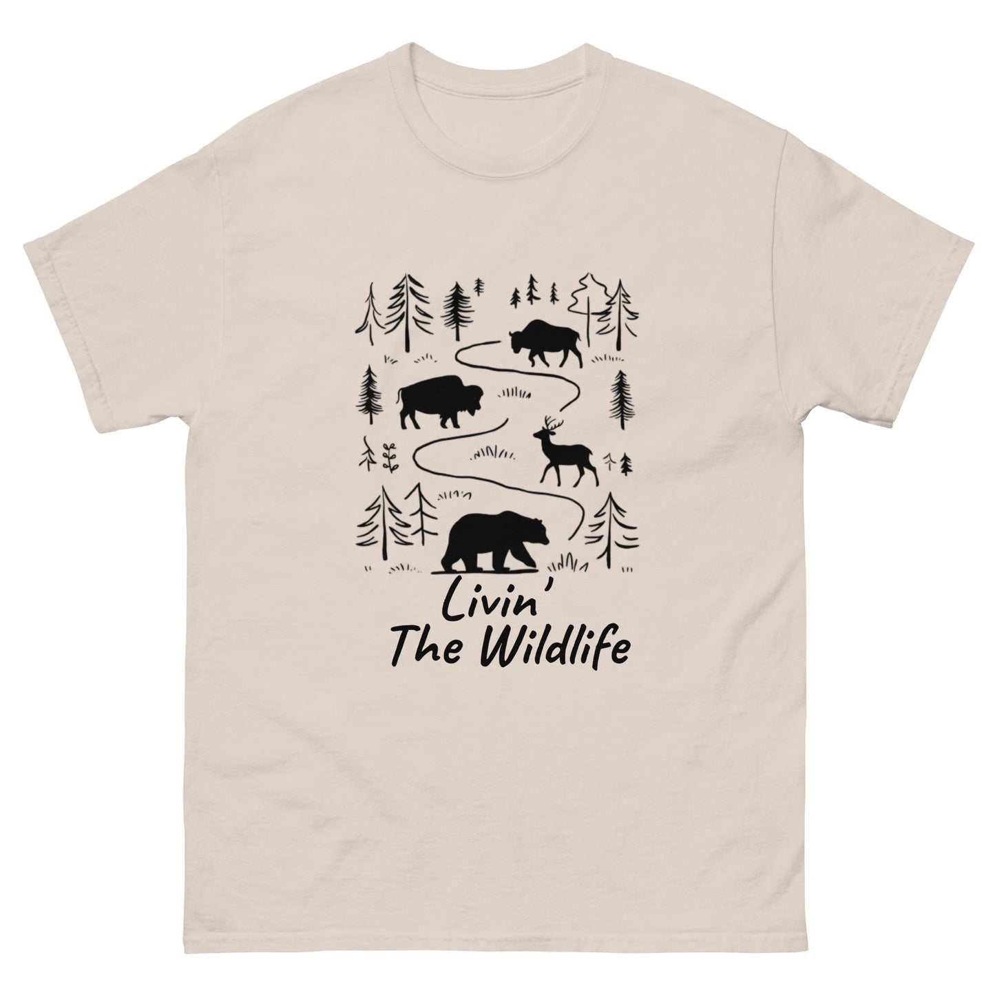 Livin' The Wildlife Men's Classic tee - Ruppy's Creations