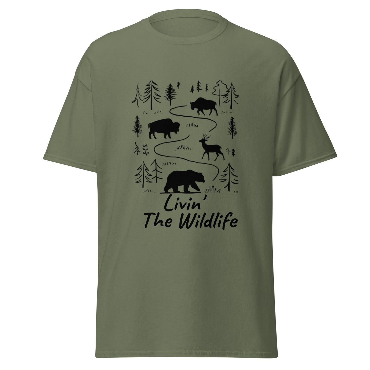 Livin' The Wildlife Men's Classic tee - Ruppy's Creations