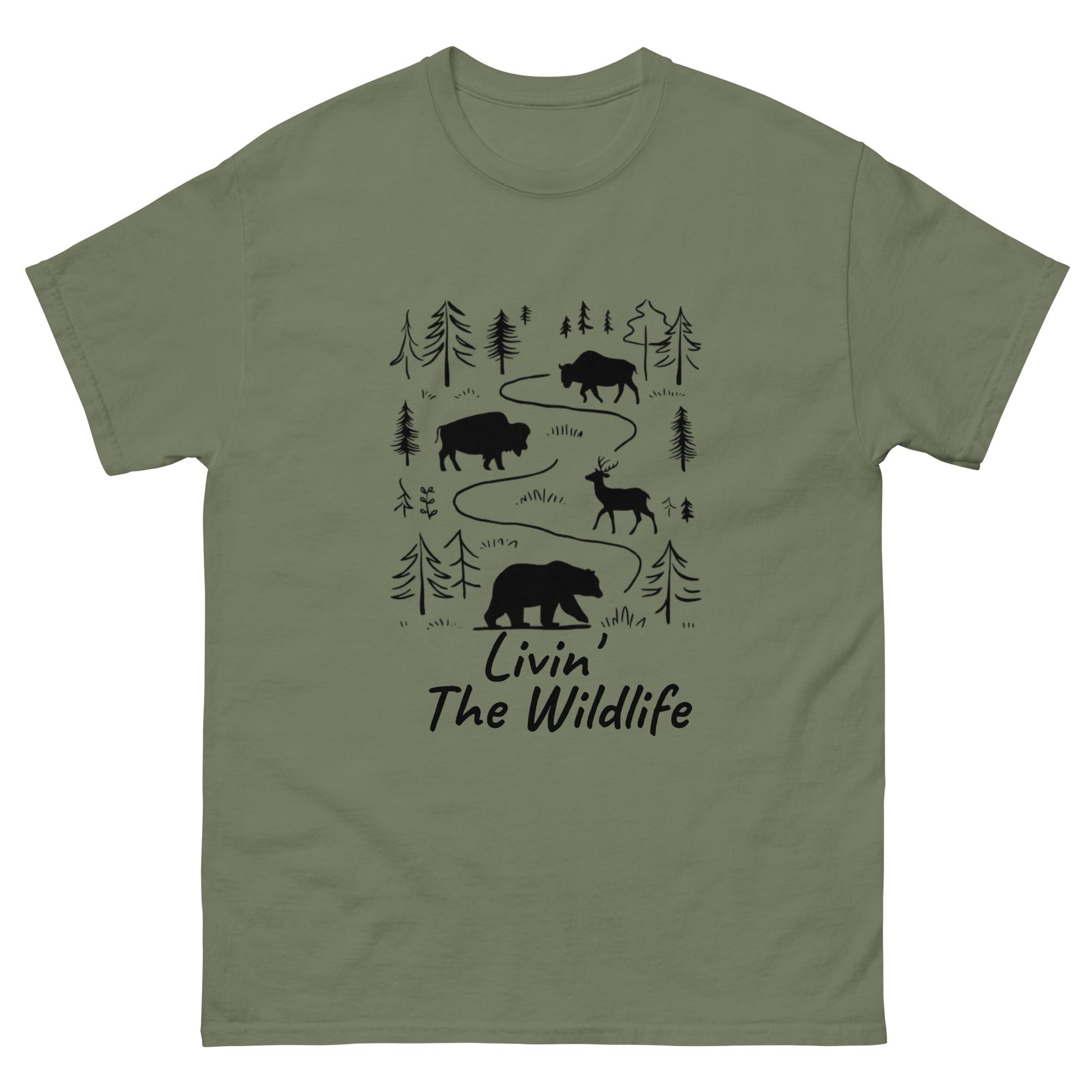 Livin' The Wildlife Men's Classic tee - Ruppy's Creations