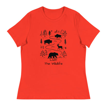 Livin' the Wildlife Women's Relaxed Tee - Ruppy's Creations