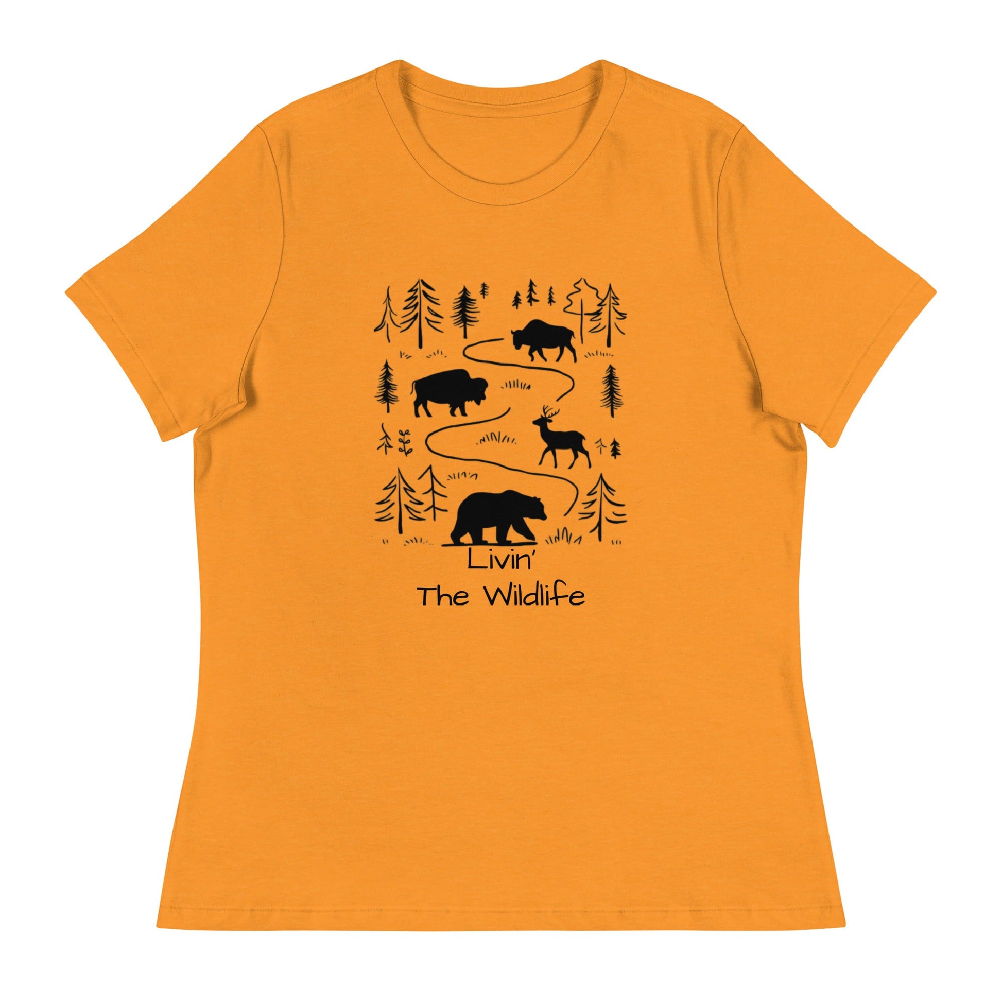 Livin' the Wildlife Women's Relaxed Tee - Ruppy's Creations