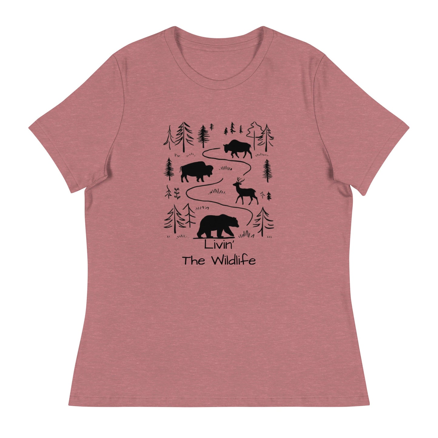 Livin' the Wildlife Women's Relaxed Tee - Ruppy's Creations