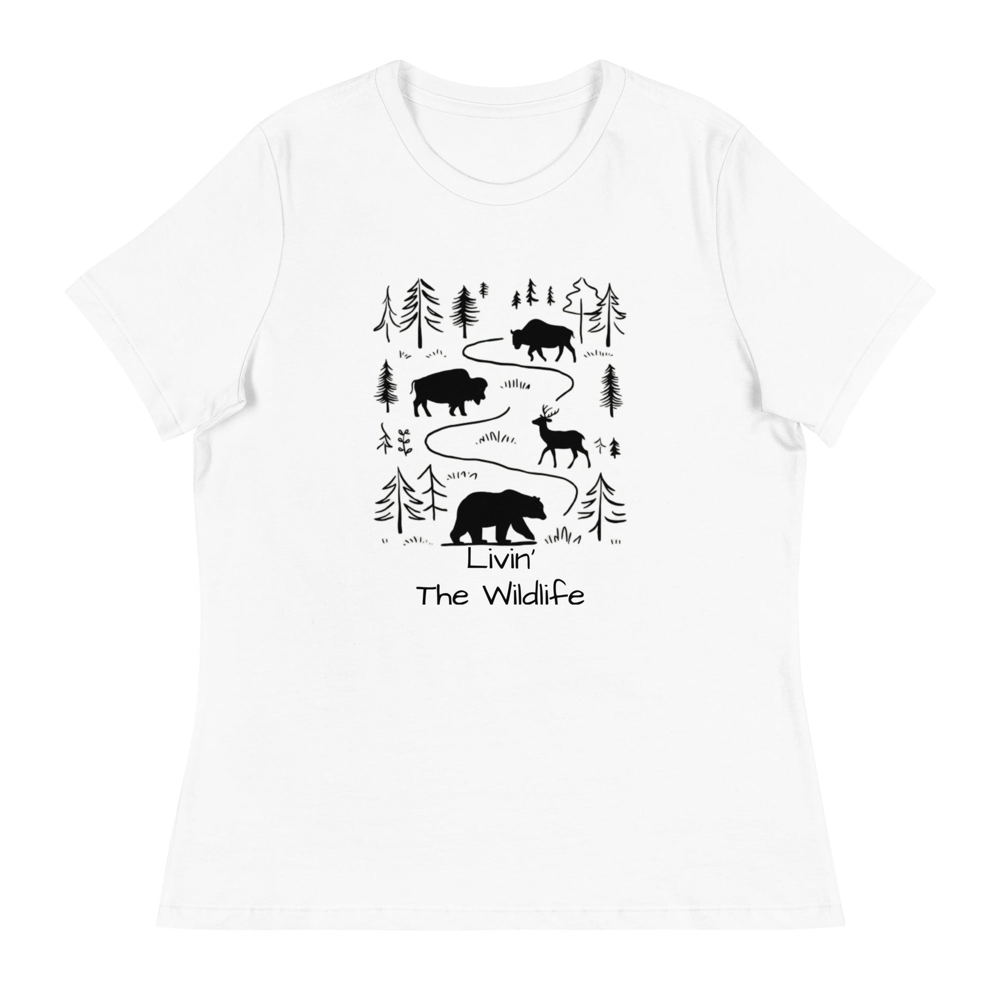 Livin' the Wildlife Women's Relaxed Tee - Ruppy's Creations