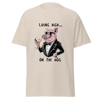 Living High Hog Men's T - shirt - Ruppy's Creations