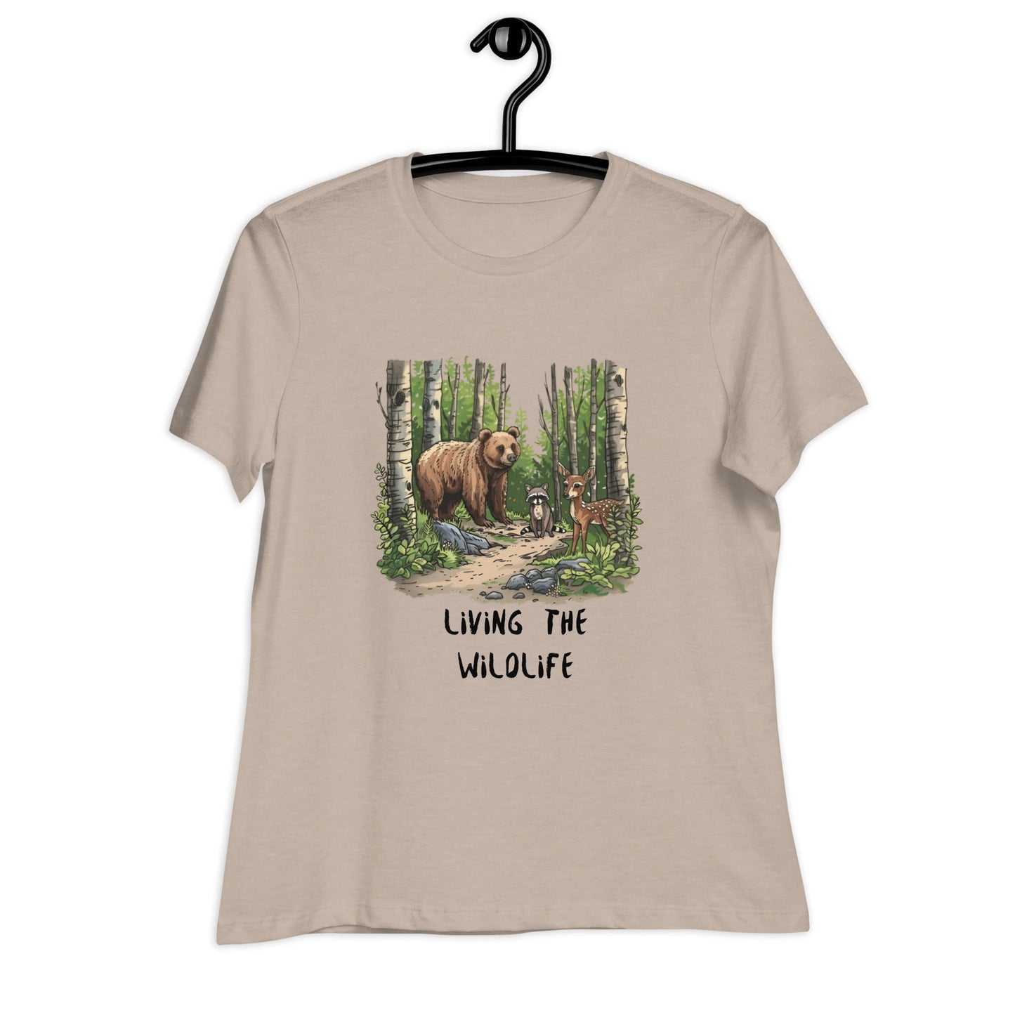 Living the Wildlife Women's Relaxed T-Shirt - Ruppy's Creations