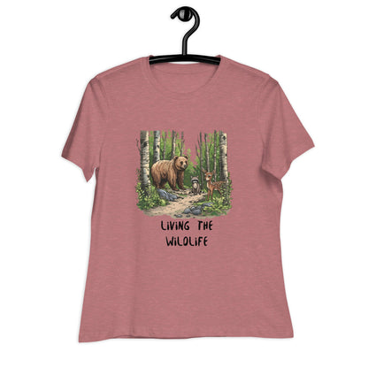 Living the Wildlife Women's Relaxed T-Shirt - Ruppy's Creations