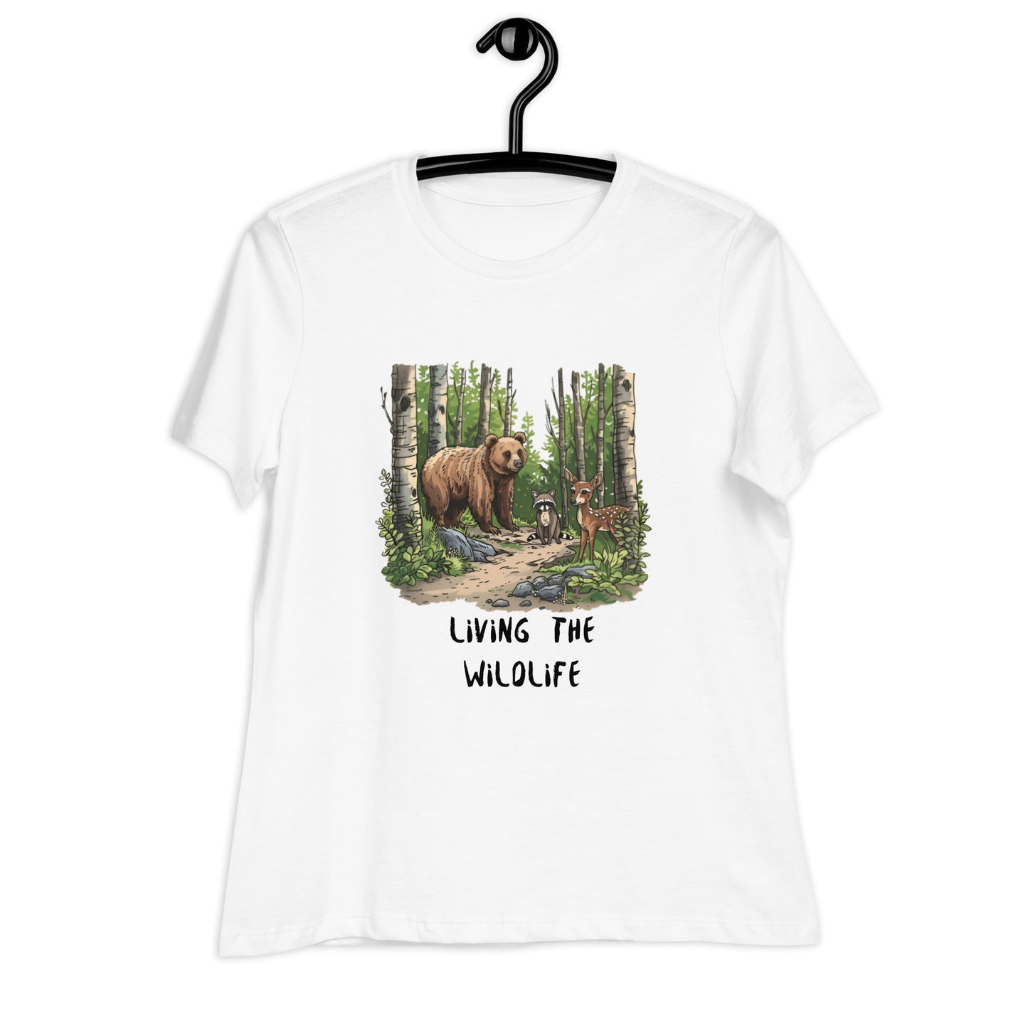 Living the Wildlife Women's Relaxed T-Shirt - Ruppy's Creations