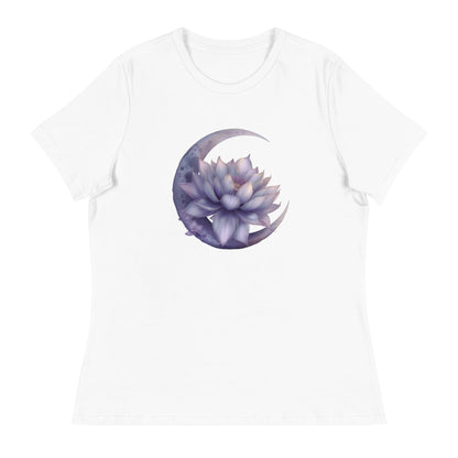 Lotus Moon Women's Relaxed T-Shirt - Ruppy's Creations