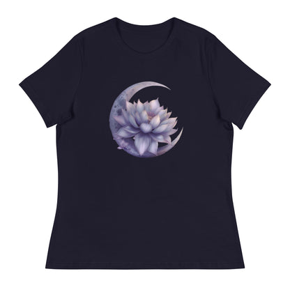 Lotus Moon Women's Relaxed T-Shirt - Ruppy's Creations