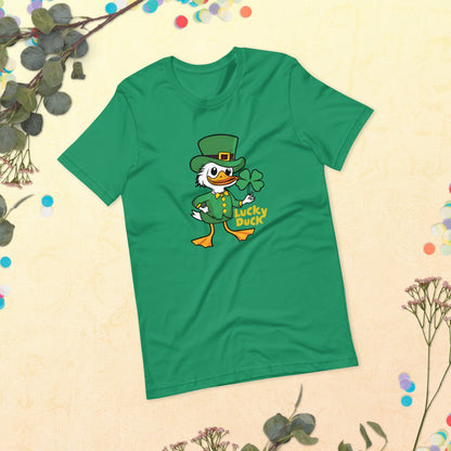 Lucky Duck Unisex T-Shirt (sizes up to 4x) - Ruppy's Creations