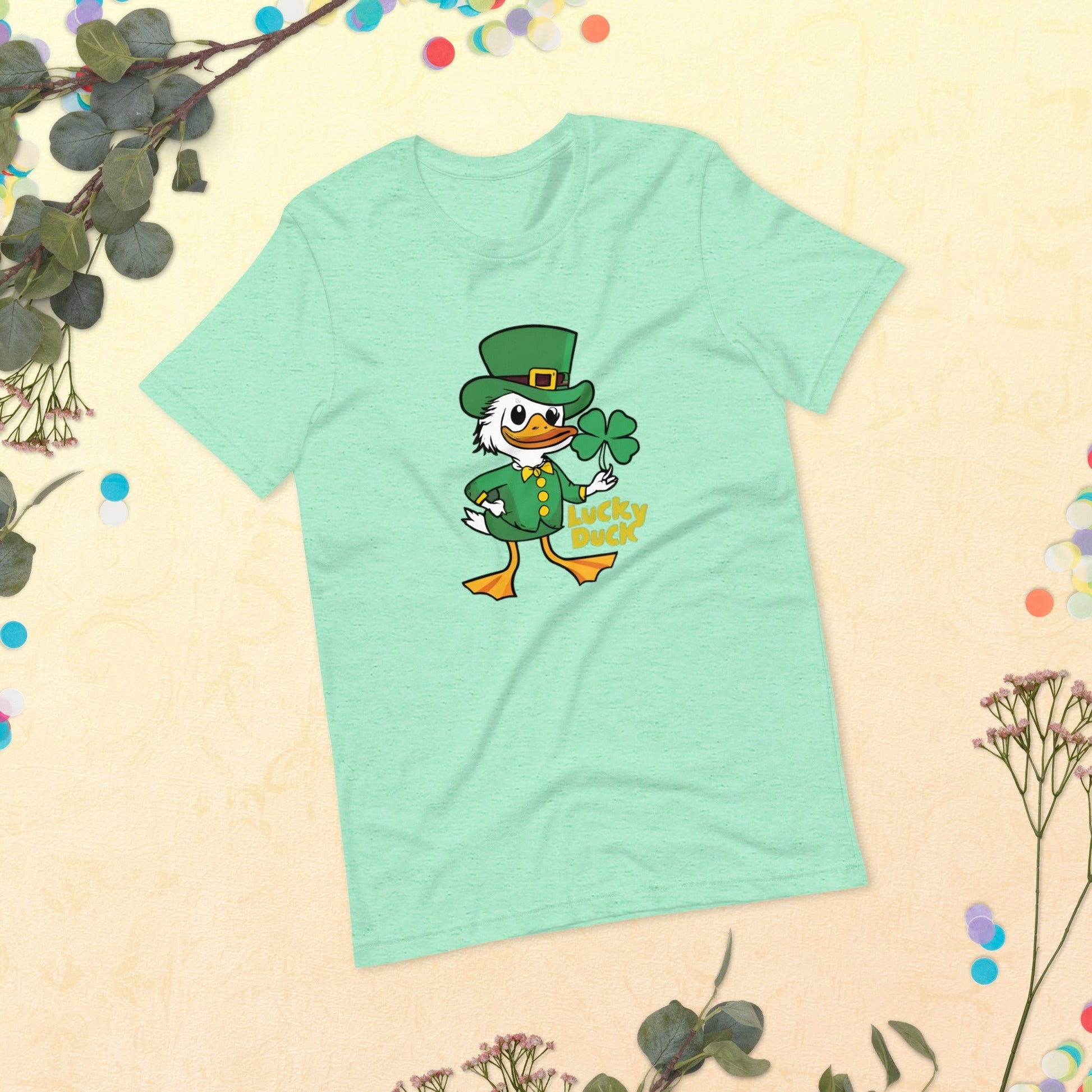 Lucky Duck Unisex T-Shirt (sizes up to 4x) - Ruppy's Creations