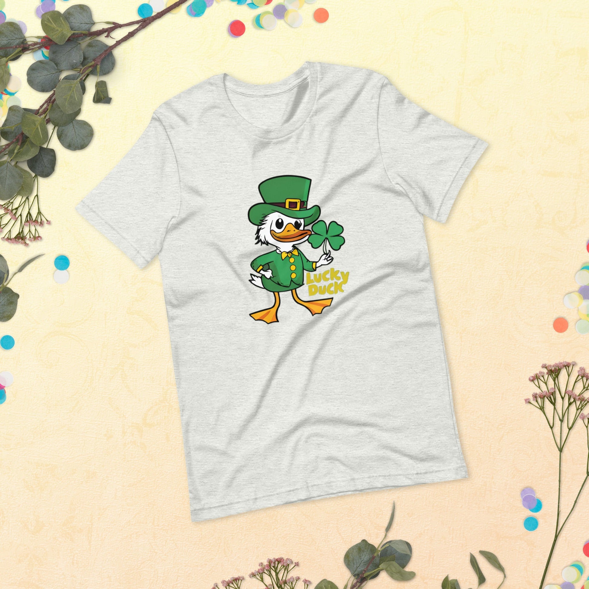 Lucky Duck Unisex T-Shirt (sizes up to 4x) - Ruppy's Creations