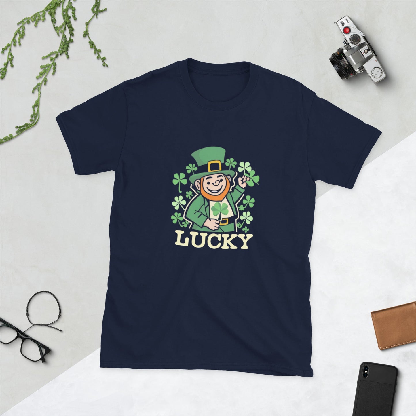 Lucky Leprechaun Short - Sleeve Unisex T-Shirt - Ruppy's Creations