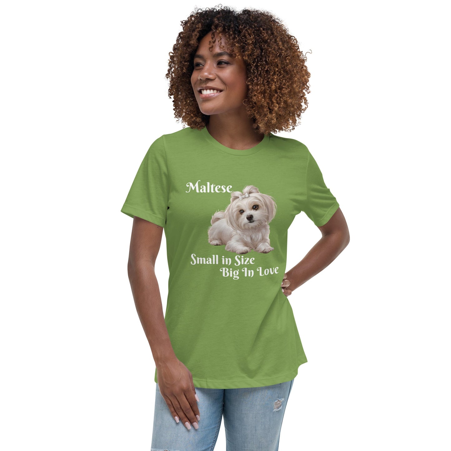 Maltese Love Women's Relaxed T-Shirt - Ruppy's Creations