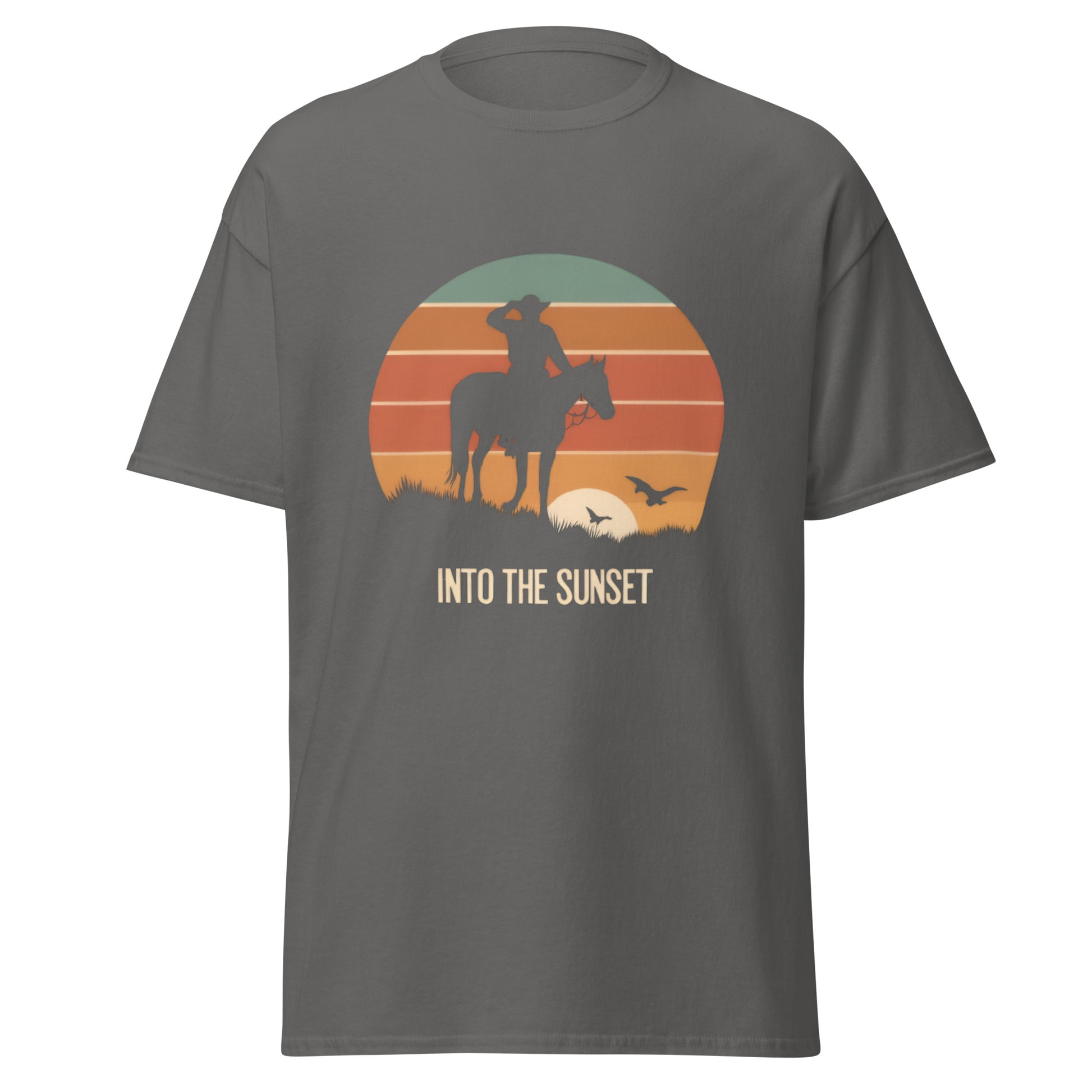 men's western theme t-shirt