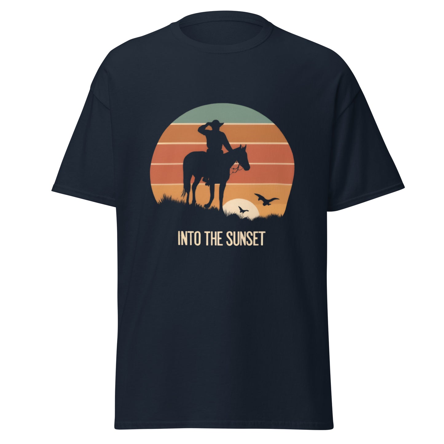 men's cowboy t-shirt